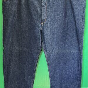 Red Kap Industrial Work Jeans Men’s 48x37 Blue Denim Heavyweight Cotton USA Work